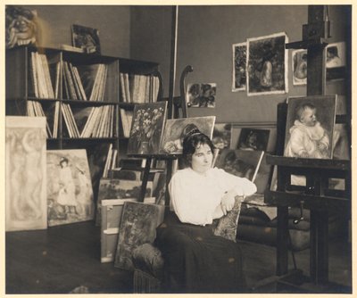 Portrait of Gabrielle Renard by French Photographer